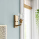 Drake 1 Light 5 inch Brushed Gold Wall Sconce Wall Light